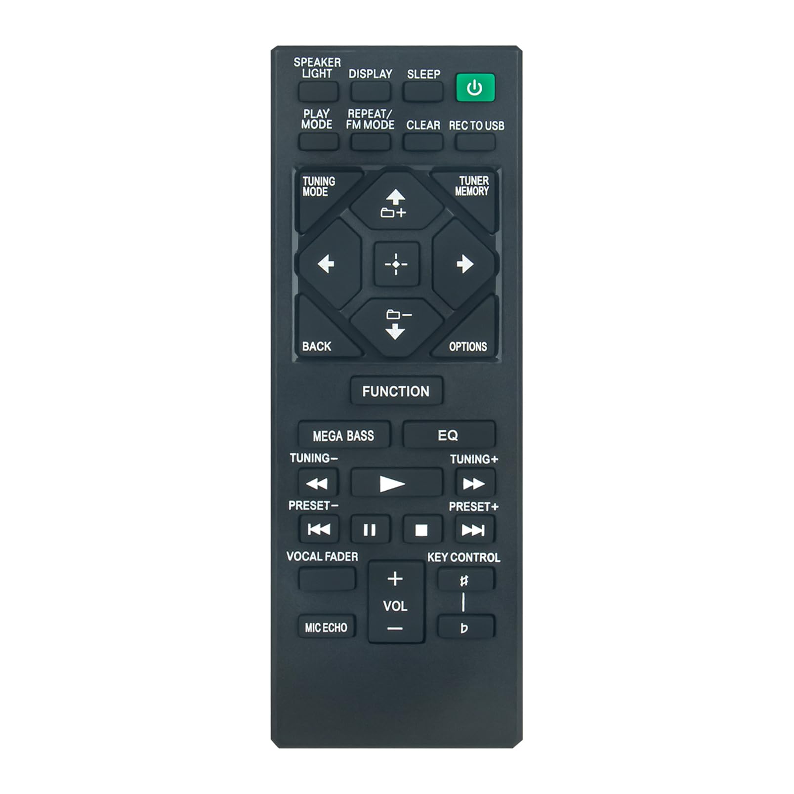 ALLIMITY Replace Remote Control fit for Sony Audio System RMT-AM220U MHC-V11 RMTAM220U MHCV11