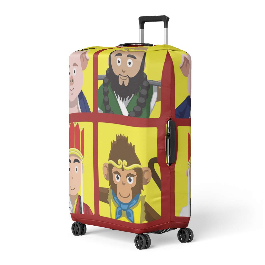 Semtomn Luggage Cover Fly Inspirational Quote About Happy Modern Phrase