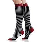 VIM &amp; VIGR 30-40 mmHg Nylon Graduated Compression Socks | Knee high compression stockings for women &amp; men. Medical grade extra firm support for severe edema, POTS &amp; DVT.