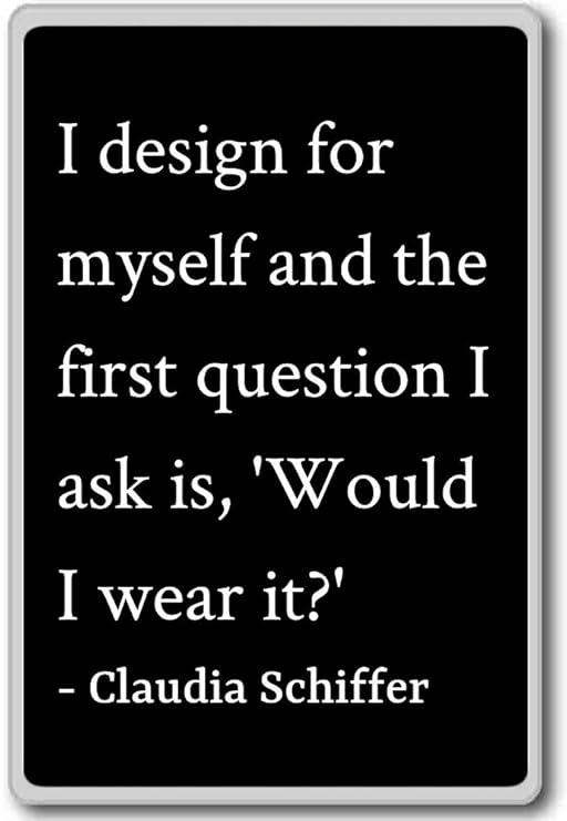 Diseño para mí y la primera pregunta. - Imán para nevera con cita ...