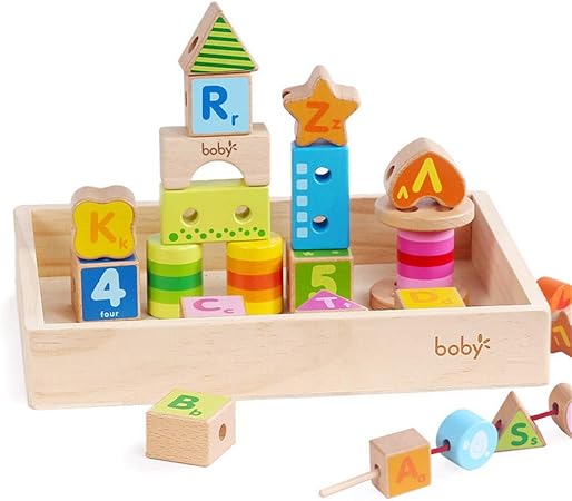 wooden building blocks for 1 year old