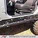 Jeep Wrangler TJ LJ 1997-2006 Entry Guard door sill protection Extra grip heavy duty rubberized vinyl Sold as Pair.