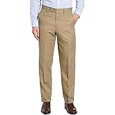 Men's Cozy Hidden Expandable Waist Dress Pants | Premium Stretch Texture Weave Work to Weekend Pants