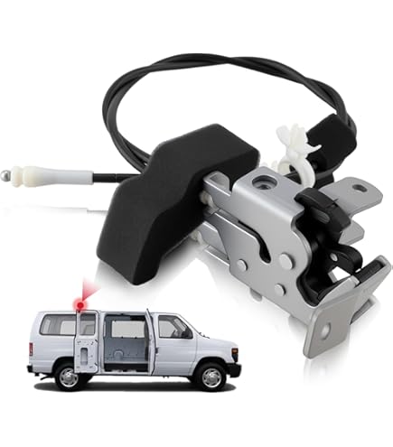Amazon.com: uxcell 1 Set Door Latch Assembly with Cable Rod Rear