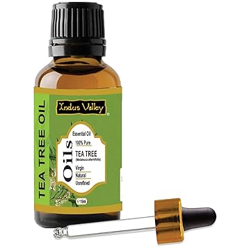 Indus valley 100% pure and natural tea tree essential oil for hair & face (15ml)
