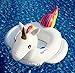 GOGOGOFUN Unicorn Baby Float, Inflatable Baby Seat Boat Pool Ring Baby Swimming Float.Big Size