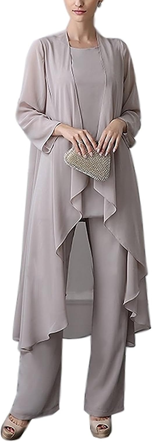 mother of the bride pant suits chiffon