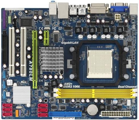 ASRock Motherboard AM2+ 5.2GT/S 2xDDR2 PCI-E OB 6xSATA