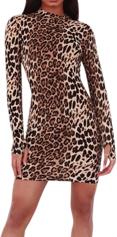 vestito leopardato elegante