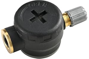 GUTA GS03 Flow Through Tire Pressure Monitoring Sensor - 433.92 MHz TPMS for RV Trailer Coach Motor Home Fifth Wheel, Single Pack (0-188 PSI)