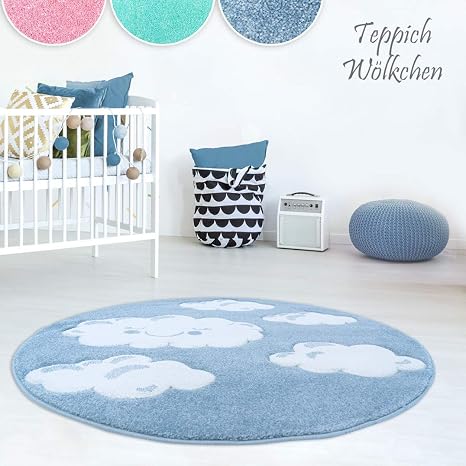 Teppich Wolkchen Kids Room Rug In Colorful Clouds Design Or Uni