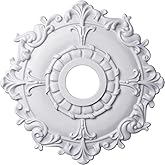 Ekena Millwork CM18RL 18-Inch OD x 3 1/2-Inch ID x 1 1/2-Inch Riley Ceiling Medallion