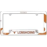 Rico Industries NCAA Wave 12" x 6" Chrome All Over Automotive License Plate Frame for Car/Truck/SUV