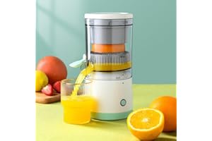 Electric Juicer Rechargeable,Portable Kitchen Gadget for making Orange Juice,Squeezing Oranges,Lemons,Kiwi Fruit,Grapefruits,