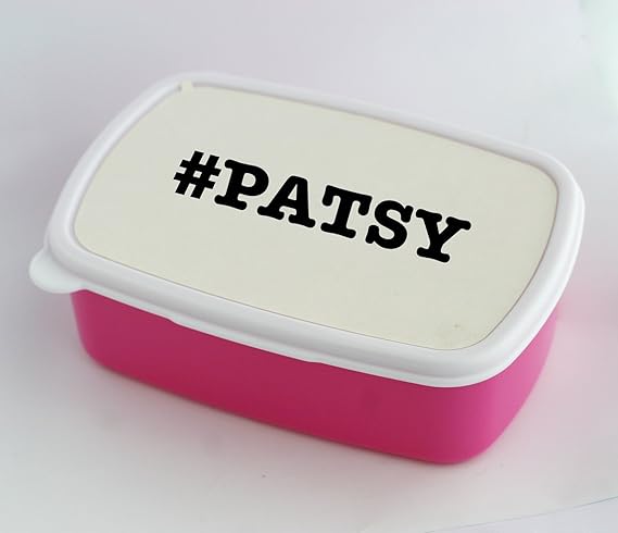 Apodos de Patsy apodo Hashtag caja de almuerzo rosa: Amazon.es: Hogar
