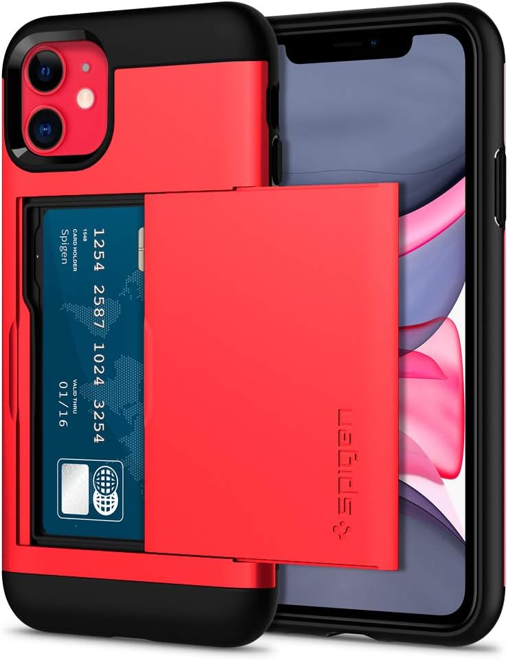 Spigen Slim Armor CS Designed for iPhone 11 Case (2019) - Red