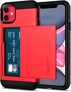 Spigen Slim Armor CS Designed for iPhone 11 Case (2019) - Red