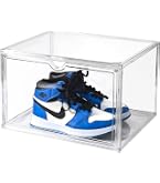 OnDisplay Luxury Acrylic Shoe Box - Tall/XL Size, Clear Stackable Display Case With Vented Lid - View #3