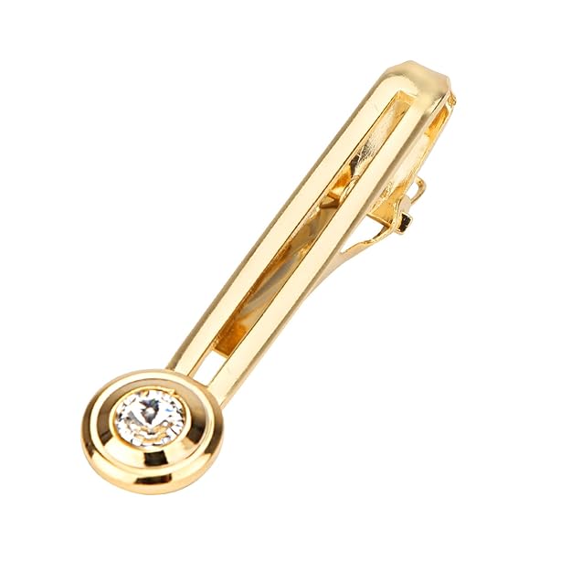 Buy Stylepotion Gift Item Executive 18K Gold Plated with American Diamond Classy Tie Pin for Men