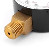 Plyisty 0-1 Bar 0-15 PSI Mini Pressure Gauge 1/4" Low Pressure Manometer view 8