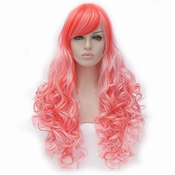 Amazon Com Man Mei Japanese Anime Cosplay Cos Wig Side Swept