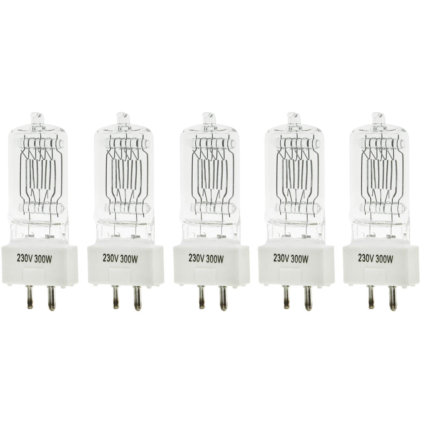 5x300W Bulb for Fresnel Tungsten Spotlight Video Continuous Lighting Professional Spot Light Bulb