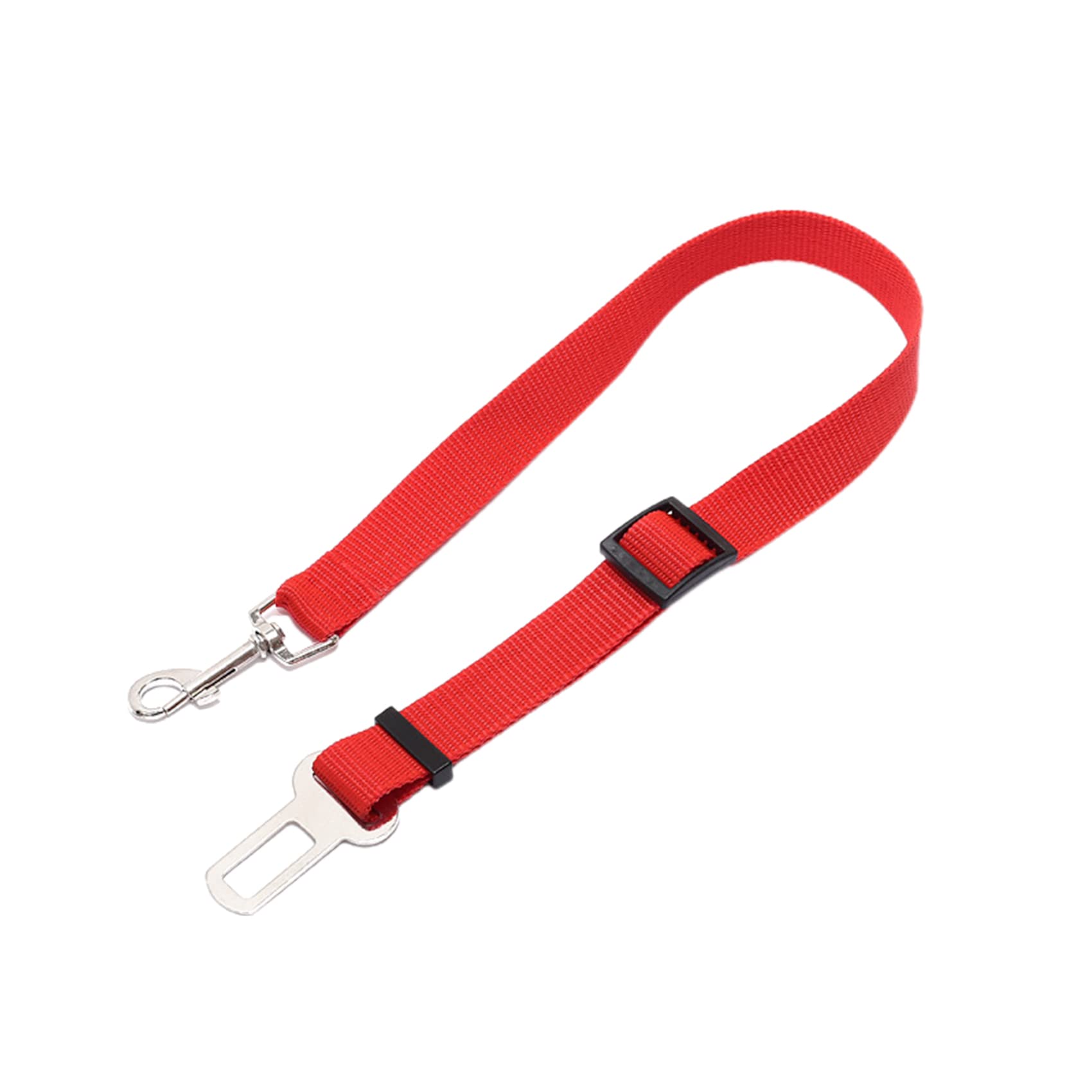 PANYTOW Adjustable Dog Safety Belt for Car-Dog Seat Belt for Car -Dog Car Harness | Pet Travel Accessories (Red)