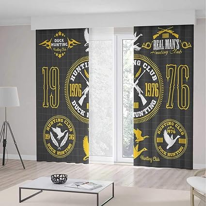 Iprint Blackout Curtains Hunting Decor Living Room Bedroom Decor
