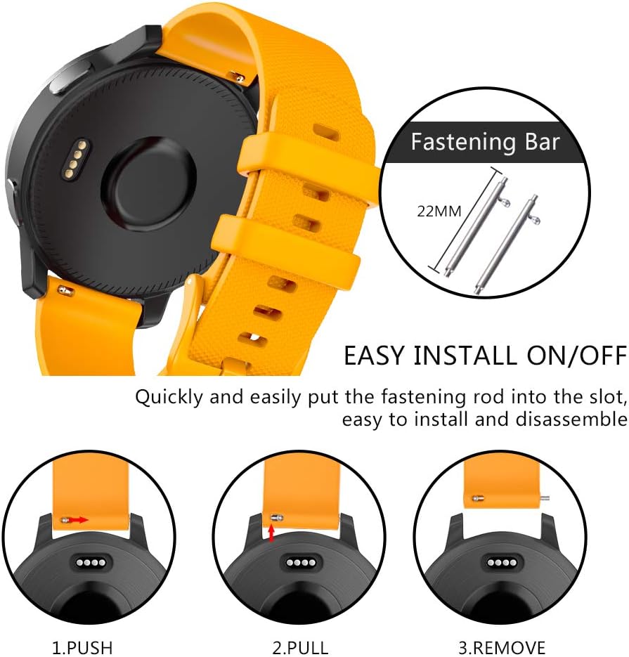 ISABAKE Strap for Garmin Vivoactive 4, Forerunner 255/265 - Image 5