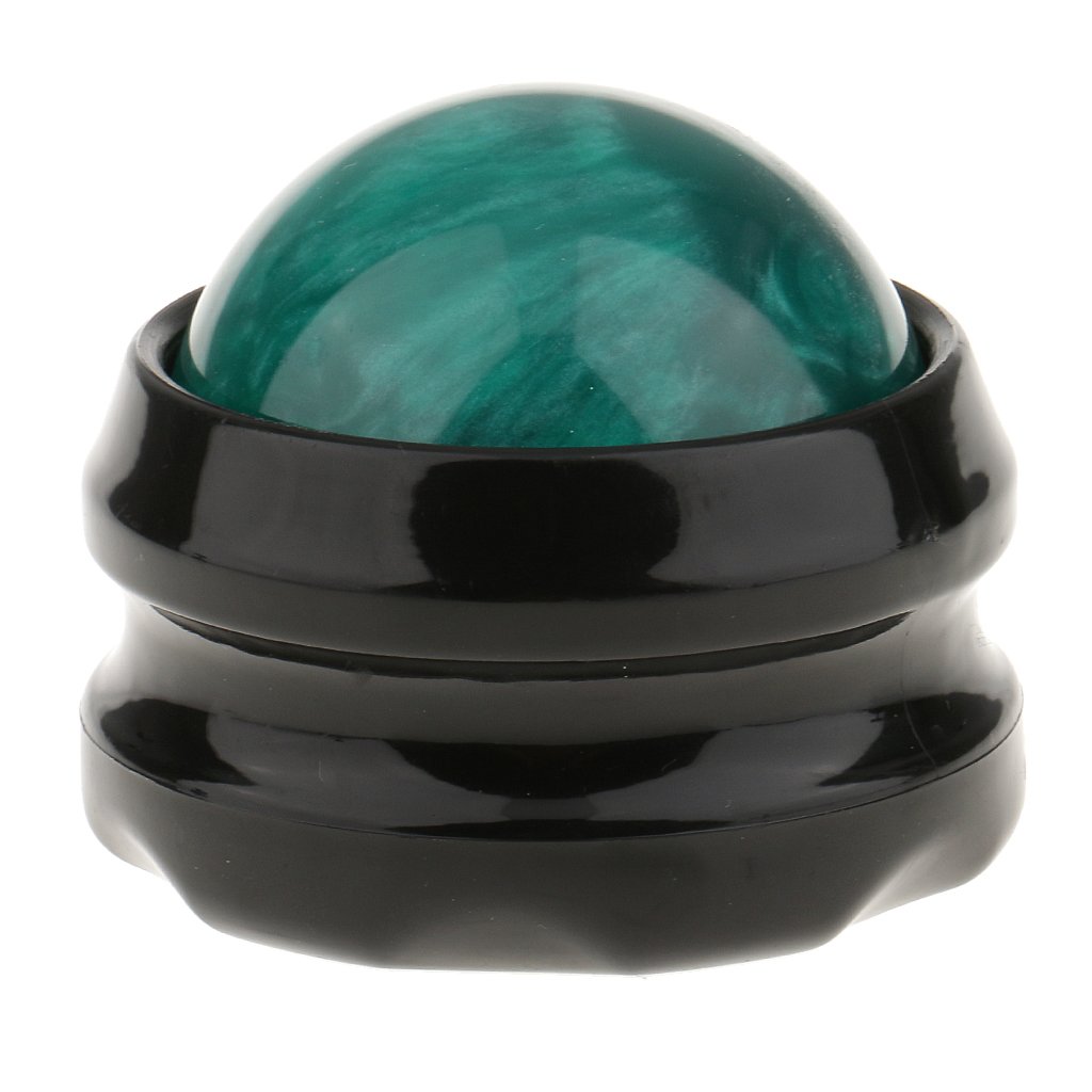 Gazechimp Bola de Masaje Portátil Masajeador Trasero Cuerpo Cuello de Pie Verde