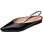 DREAM PAIRS Women's Ballet Flats Dressy Pointed Toe Slingback Flats Shoes