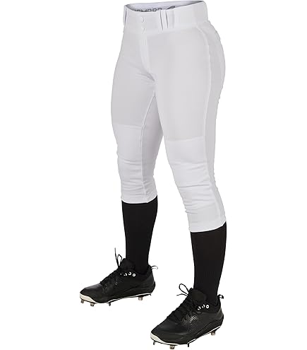 Pantalon De Softball Champro Fille Noir Taille M (24-26) - Taille Basse Fastpitch Neuf