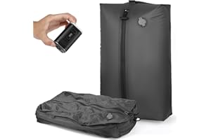 ANQAROS Vacuum Bags for Travel,Vacuum Bags for Travel with Wireless Vacuum Pump,IP67 Reusable Vacuum Compression Bags for Suitcases(1PC+Pump)