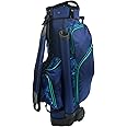 RJ Sports Carter 14 Way Divider Top Transport Golf Cart Bag with Wheels/Handle - Men and Women Wheel Golf Bag