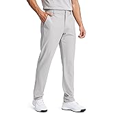 Pudolla Men's Golf Pants 30"/32"/34" Comfy Stretch Dress Work Pants Lightweight Quick Dry Casual Slacks Trousers with Pockets