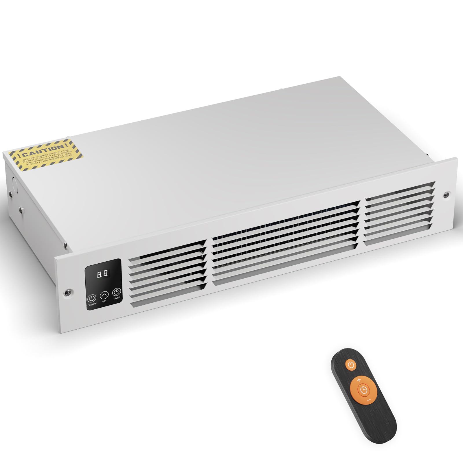 Photo 1 of ***FACTORY SEALED*** AIREPUSH Electric Kickspace Heater with Built-In Thermostat and Timer, 1500W Plinth Heater HTA15-ULTRA for Cabinet Kickspaces, Vanities and Stairways, White