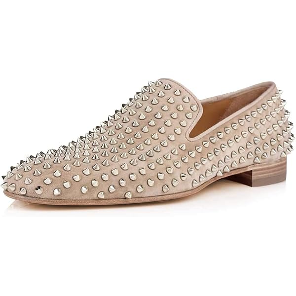 slim fit dress slacks Gold Studded Fashion Loafers– D&K SUIT DISCOUNTERS main image 1