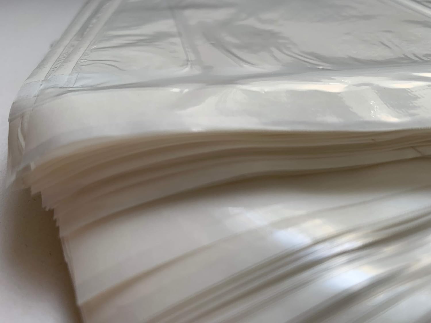 100 delivery note bags, blank, C6 = 17.5 x 13 cm, self-adhesive, transparent, paper bags, document bags, accompanying paper bags
