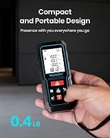 MiLESEEY 120M Laser Measure, 229ft Digital Tape Measure with Auto Angle view 8