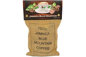 Green Coffee Traders 1LB 100% Jamaica Jamaican Blue Mountain Medium-Dark Roast Whole Bean Coffee for Drip Coffee Machines