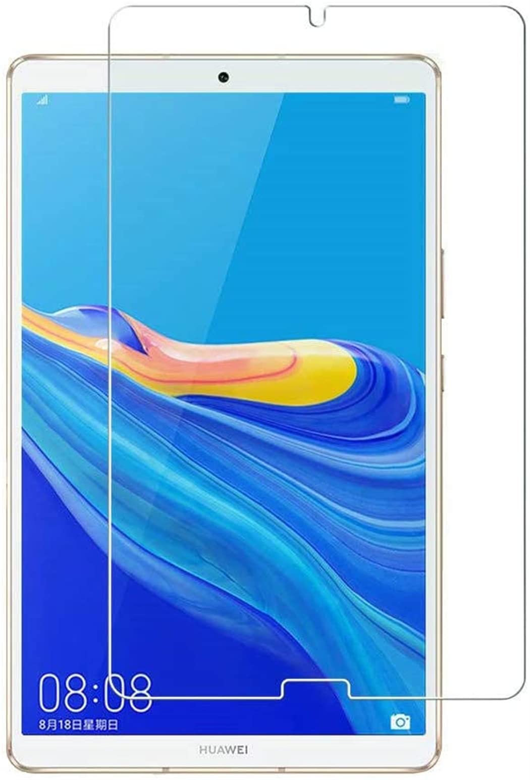 E-Hamii Tempered Glass Compatible with Huawei MediaPad M6 8.4,Premium Tempered Glass Film Protector[Anti-Scratch][Anti-fingerprint] Compatible with Huawei MediaPad M6 8.4