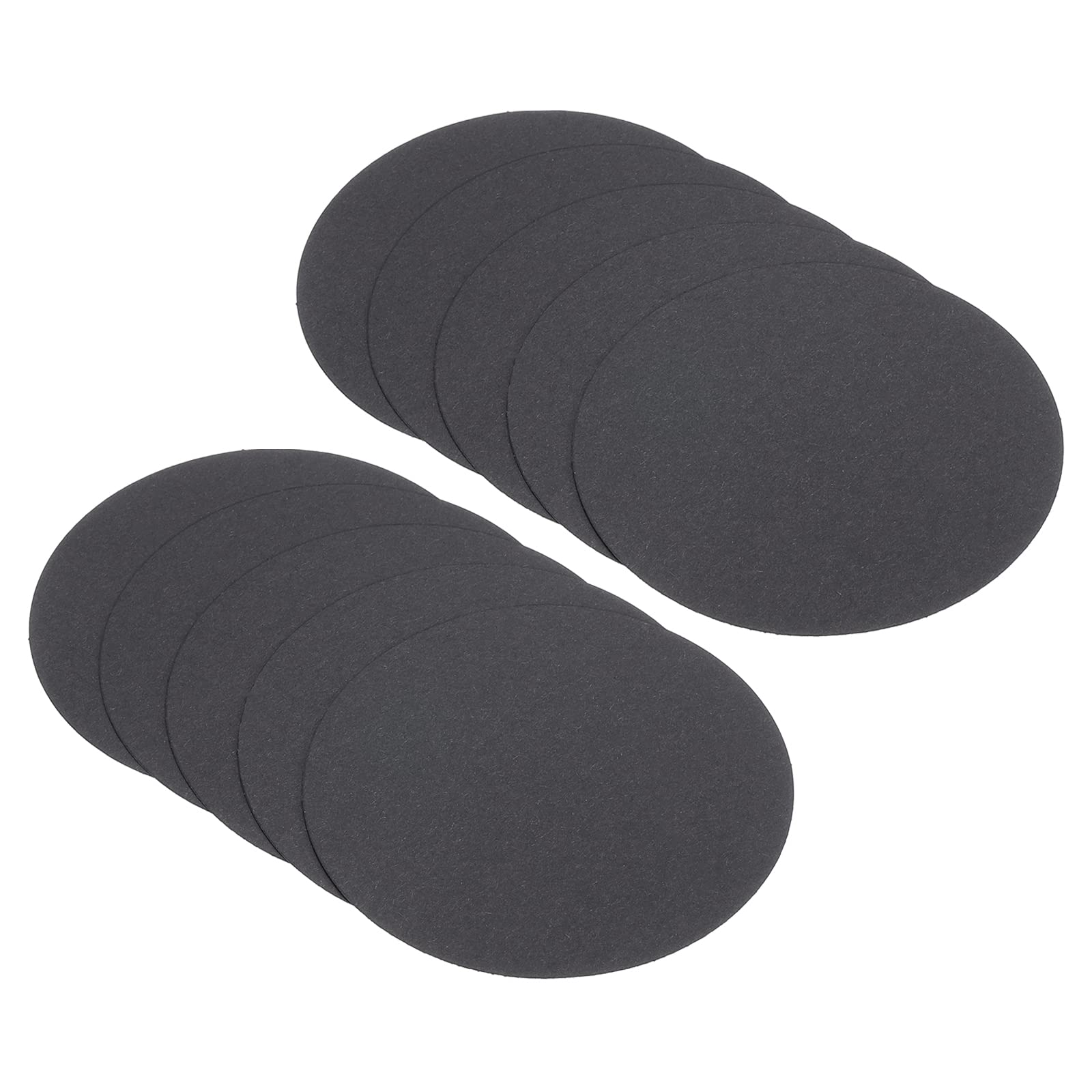 PATIKIL 3-inch Round Cardboard Paper, 50 Pcs Blank Disc Circles Slices for Party Decorations DIY Craft Arts Drawing Painting Writing, Black