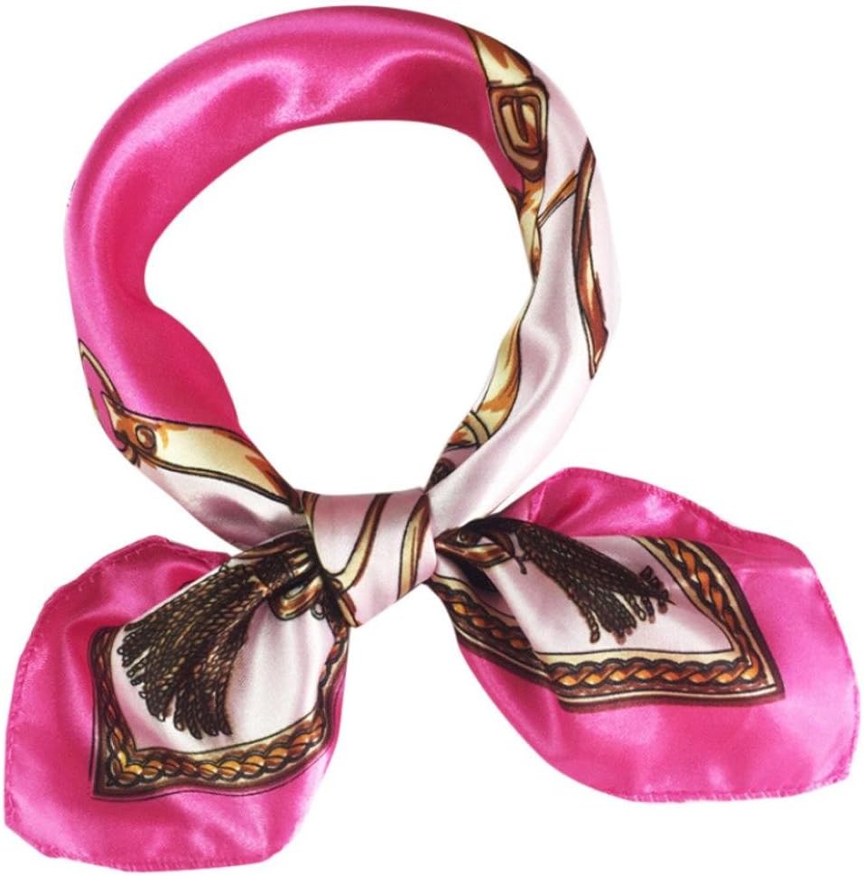 Kavitoz Fashion Women Square Head Scarf Wraps Scarves Ladies Printed Kerchief Neck Scarf