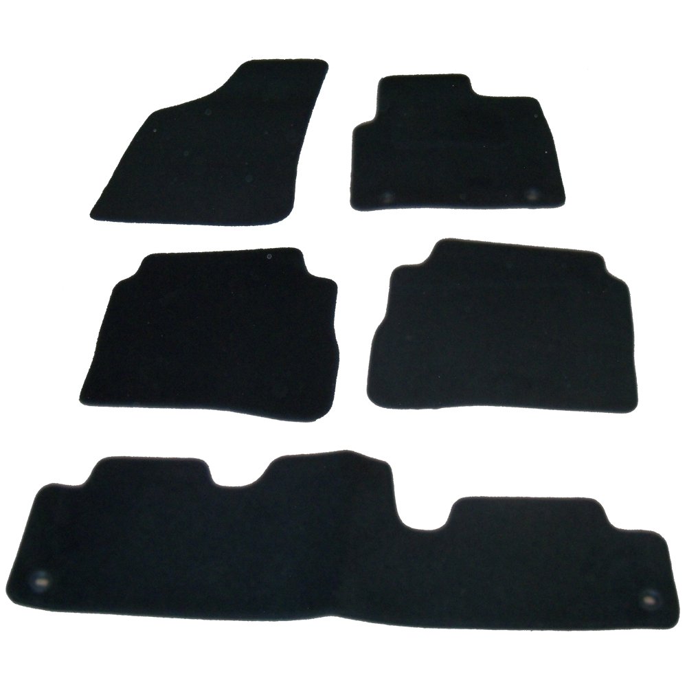 Sakura Car Mats for Hyundai Santa Fe Fits Models 2006 to 2010 - Black