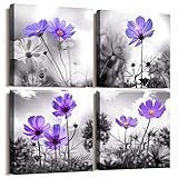 Canvas wall art for bedroom Black and white
