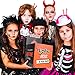 ORIENTAL CHERRY Halloween Party Supplies - Costume Contest Ballot Box & 50 Voting Cards - Fun Decorations for Home Indoor Office - Party Games for Kids