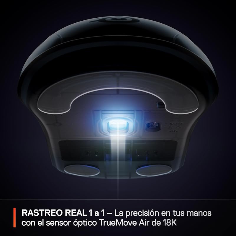 Rival 3 Wireless Gen 2 - Rato para jogos - 2.4GHz e Bluetooth - Sensor ótico TrueMove Air de 18000 dpi - 60 M de durabilidade de cliques - Leve - Sliders 100% PTFE - Lavanda
