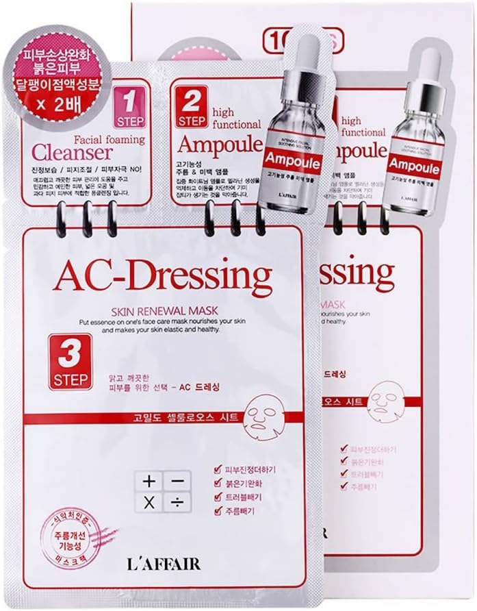3 STEP AC-Dressing Skin Clinic Mask (10 pcs)