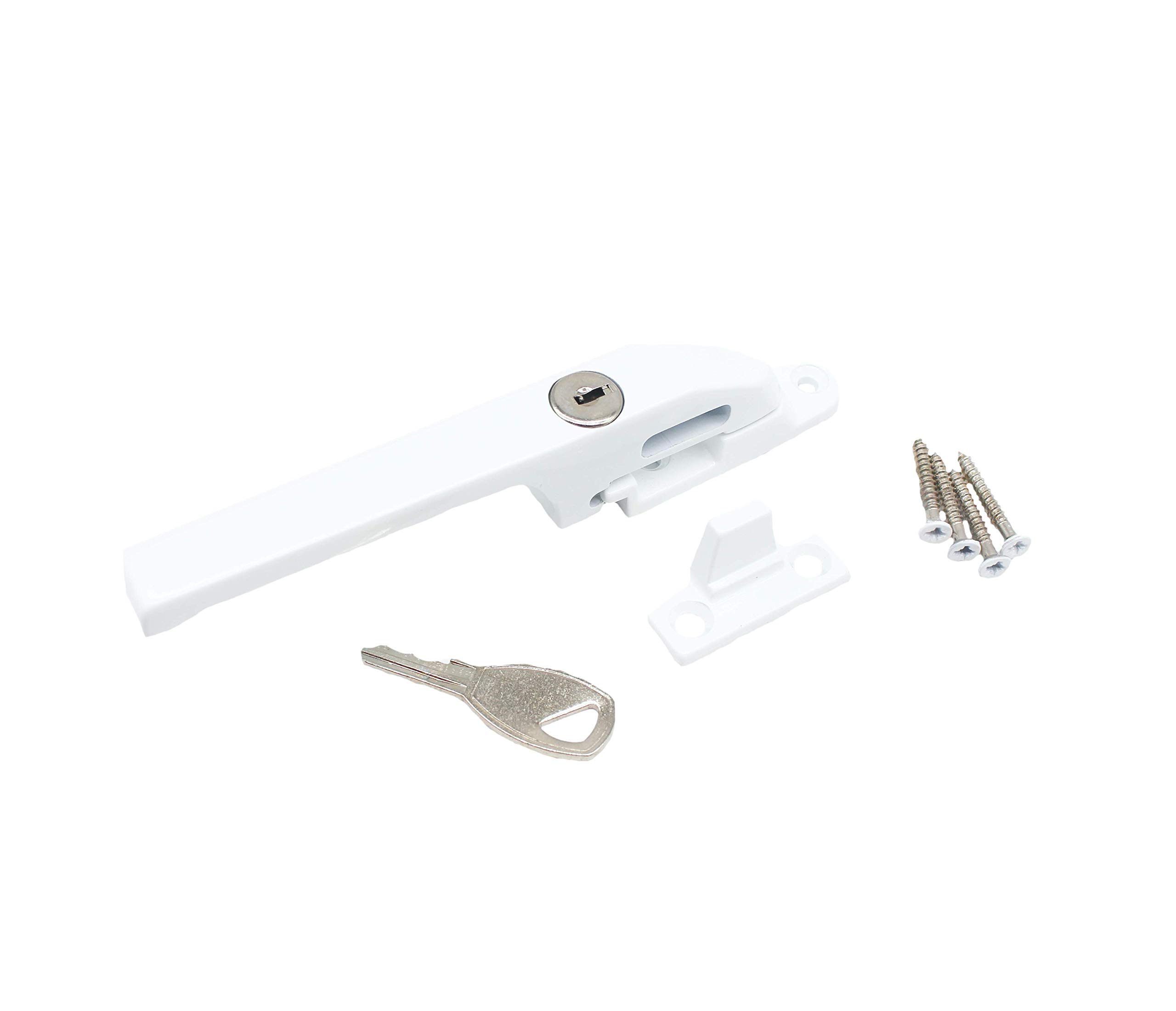 Window Fastener Locking Handle White - Pack of 1