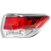 Aspaton Right Tail Light Compatible with Highlander 2014-2016 | Passenger Side Rear Outer Brake Lamp 81550-0E100 TO2805120